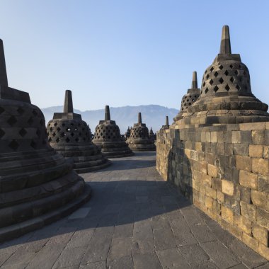 Borobudur Tapınağı karmaşık Adası, Java Endonezya t