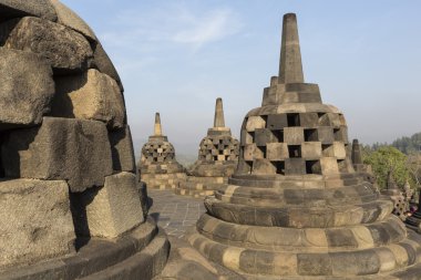 Borobudur Tapınağı karmaşık Adası, Java Endonezya t