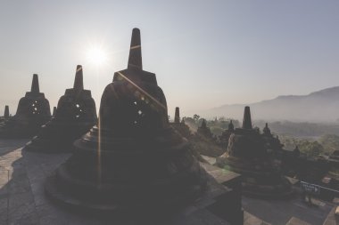 Borobudur Tapınağı karmaşık Adası, Java Endonezya t
