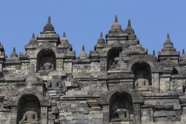 borobudur, Endonezya, Buda uçmuş görüntü 