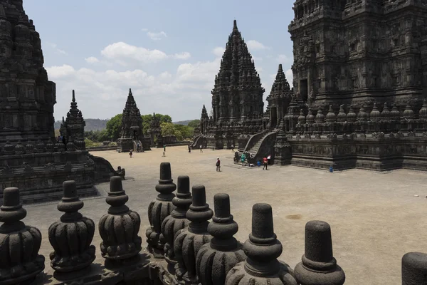 Prambanan tempel nabij Yogyakarta op Java eiland, Indonesië — Stockfoto