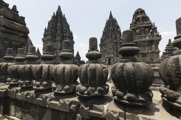 印度尼西亚爪哇岛日惹附近的Prambanan寺庙 — 图库照片