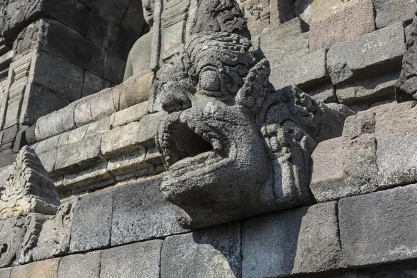 Kompleks świątyni Borobudur na wyspie Jawa w Indonezji w t — Zdjęcie stockowe