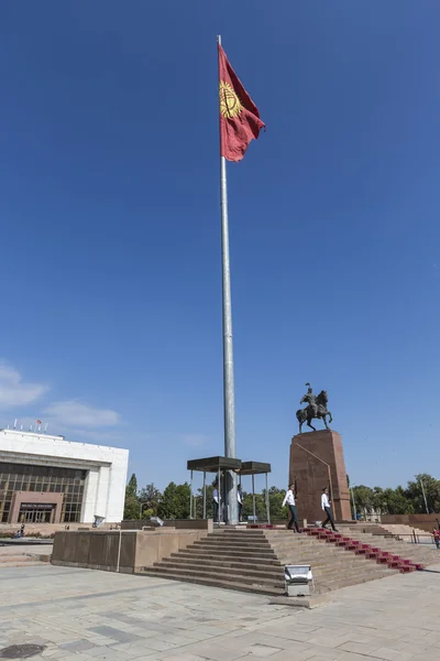 Bishkek, Kyrgyzstan - September 27, 2015: Photo of the hourly gu — Stock Photo, Image