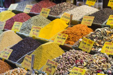 Çay Dükkanı kapalı çarşı, Istanbul, Türkiye.