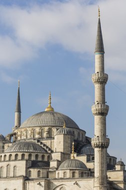 Istanbul, Türkiye - 13 Aralık 2015: Sultanahmet Camii, (Sultanahmet'in