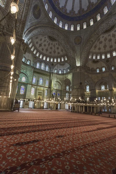 Istanbul, Turkije - 13 December 2015: De blauwe moskee, (Sultanah — Stockfoto