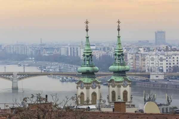 Panorama Budapesztu - stolica Węgier — Zdjęcie stockowe