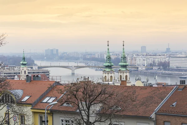 Panorama Budapesztu - stolica Węgier — Zdjęcie stockowe