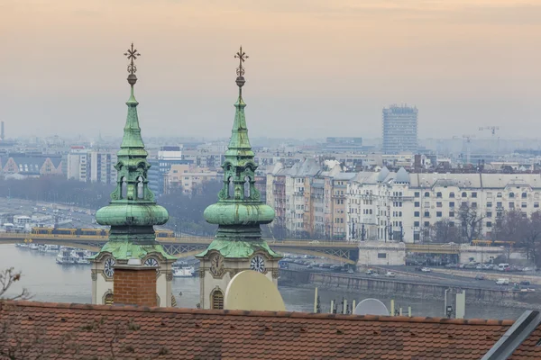 Panorama Budapesztu - stolica Węgier — Zdjęcie stockowe