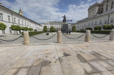 Varşova, Polonya - Temmuz, 08: Cumhurbaşkanlığı Sarayı, Varşova, Polonya