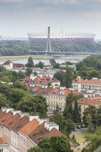 Varşova, Polonya - 09 Temmuz 2015 görüntülemek gözlem güverte — Stok fotoğraf