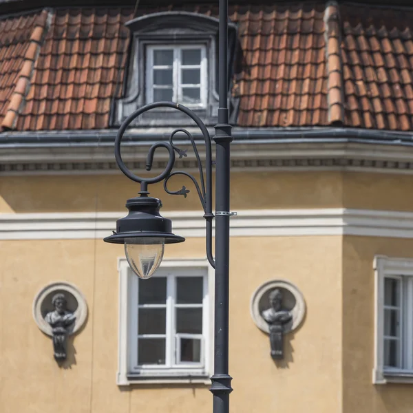 Traditional architecture in Warsaw, Poland — Stock Photo, Image