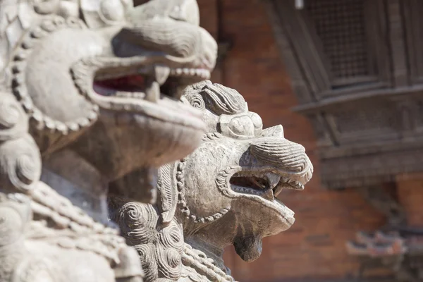 Durbar Square Bhaktapur, Katmandu, Nepal tapınakları. — Stok fotoğraf