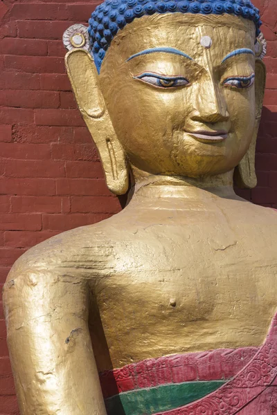 부처님 동상입니다. 카트만두, 네팔 — 스톡 사진