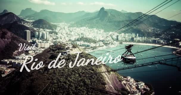 Visita Río de Janeiro — Vídeo de stock