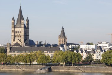 Ren Nehri Almanya havadan görünümü.