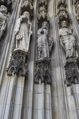 Köln Katedrali. Cephe detay