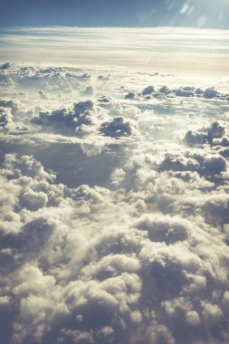 Bulutlar. Cennetin güzel manzara