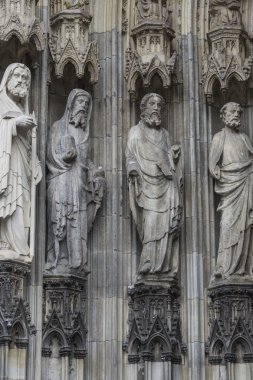 Köln Katedrali. Cephe detay