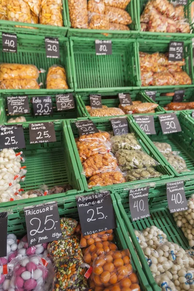 Mercato delle verdure a Oslo, Norvegia . — Foto Stock