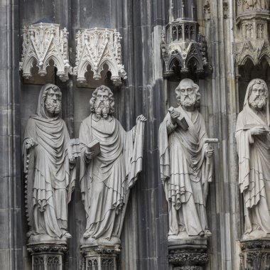 Köln Katedrali. Cephe detay
