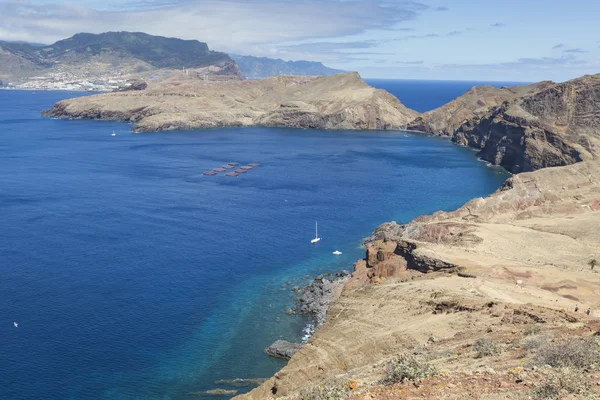 Ponta de Sao Lourenco, Portu Madeira szigetének keleti részén — Stock Fotó