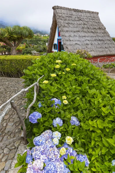 Casa rurale tradizionale in Santana Madeira, Portogallo . — Foto Stock