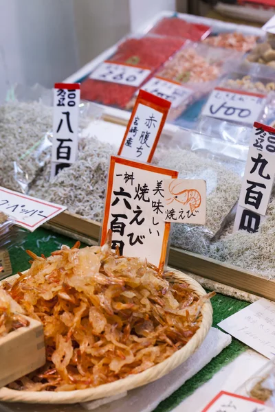 在京都的传统食品市场。日本. — 图库照片