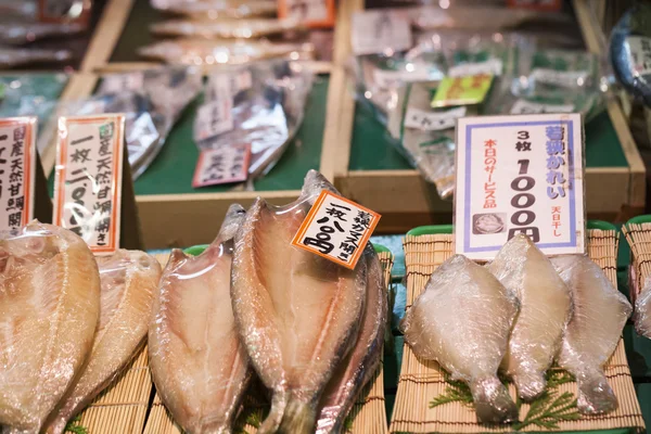 Tsukiji Vismarkt, japan. — Stockfoto