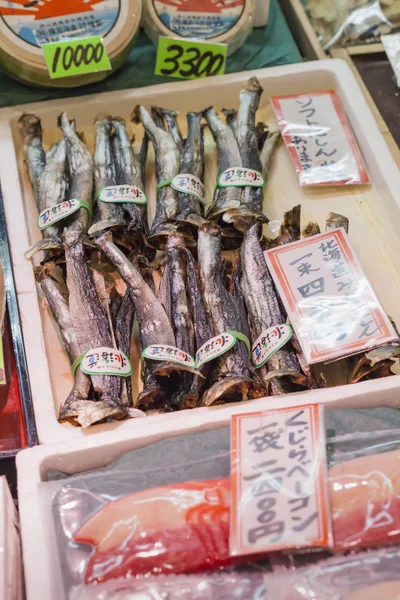 Tsukiji fish market, Japán. — Stock Fotó