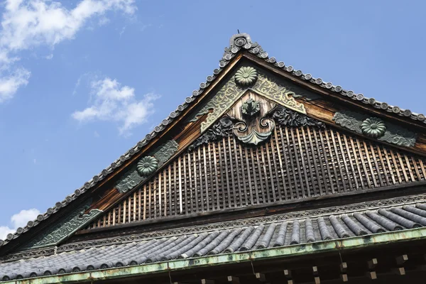 Ninomaru Palast auf dem Dach der Kyoto nijo Burg in Kyoto, Japan. — Stockfoto