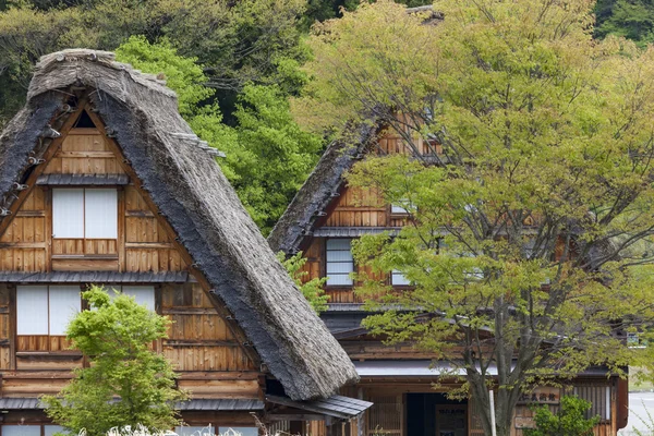 Satul tradițional și istoric japonez Ogimachi - Shirakawa — Fotografie, imagine de stoc