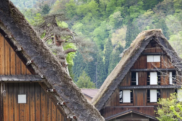 Traditionele en historische Japanse dorp Ogimachi - Shirakawa — Stockfoto