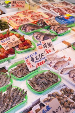 Tsukiji Balık pazarı, Japonya.
