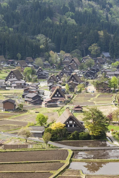 Traditional and Historical Japanese village Ogimachi - Shirakawa — Stock Photo, Image