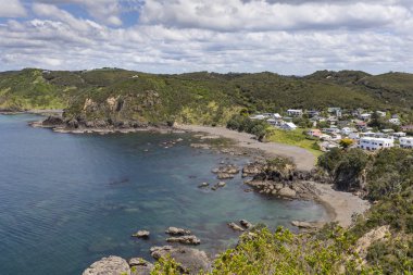 Russell Paihia, Bay Islands, Yeni Zelanda yakınındaki üzerinden manzara