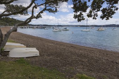 Russell yakınındaki Paihia, Bay Islands, Yeni Zelanda