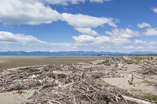 Ruhige See des Babel Tasman Nationalparks, Südinsel, neue See — Stockfoto