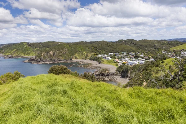 Paesaggio da Russell vicino a Paihia, Baia delle Isole, Nuova Zelanda — Foto Stock