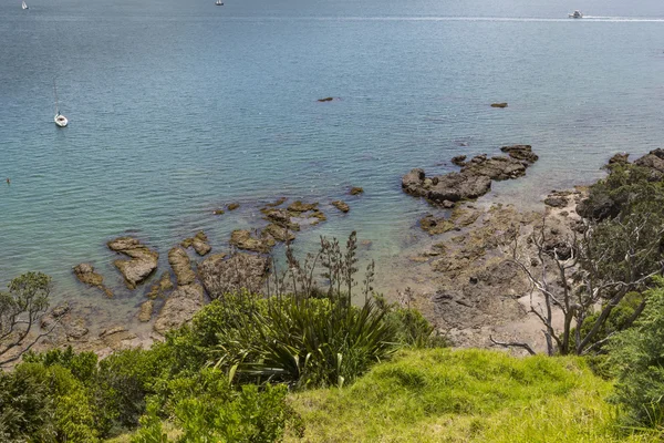 Пейзаж из Рассела недалеко от Паии, залив Островов, Новая Зеландия — стоковое фото