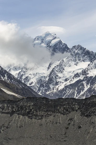 Majestic Mount Cook, Aoraki / Parque Nacional Mount Cook — Fotografia de Stock