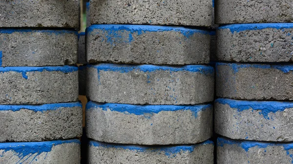 Blue Paving Concrete Road Design Landscape Architecture — Stock Photo, Image