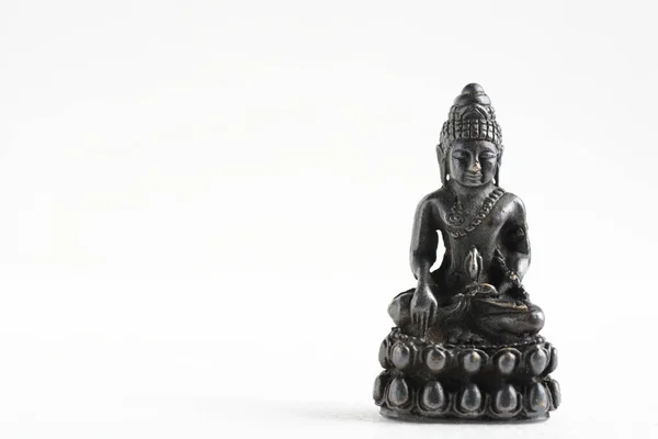 Closeup Thai Amulet Isolated White Background — Stock Photo, Image