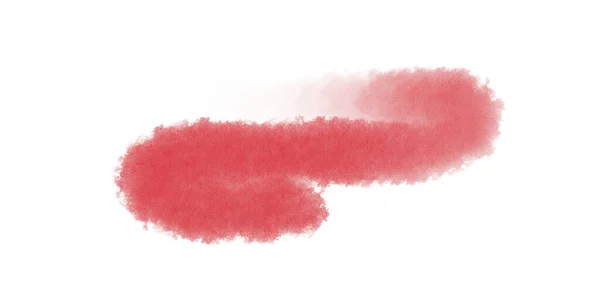 Pintura Abstracta Color Rojo Aislada Sobre Fondo Blanco —  Fotos de Stock