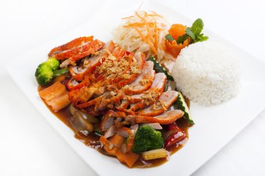 Lezzetli Çin ördek 