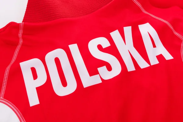 Polska nombre Polonia en Inglés —  Fotos de Stock