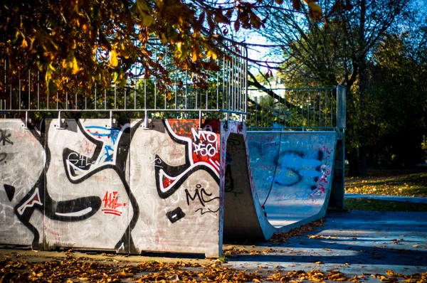 Herbstskate — Stockfoto