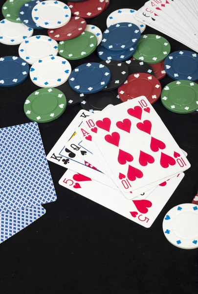 Poker and betting — Stock Photo, Image