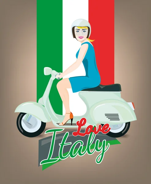 Italie amour — Image vectorielle